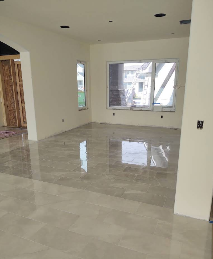 Floor tile layout project